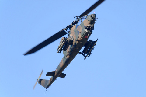 2009年 第1空挺団初降下訓練 その2 AH-1S