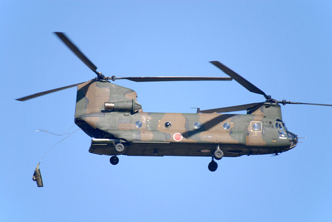 第1空挺団初降下訓練 その2 CH-47J