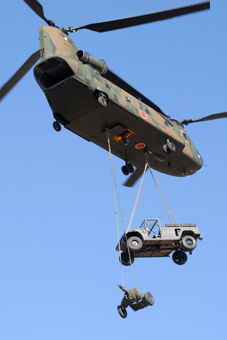 2009年 第1空挺団初降下訓練 その3 CH-47J