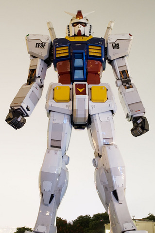 お台場潮風公園のガンダム