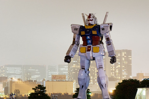 お台場潮風公園のガンダム