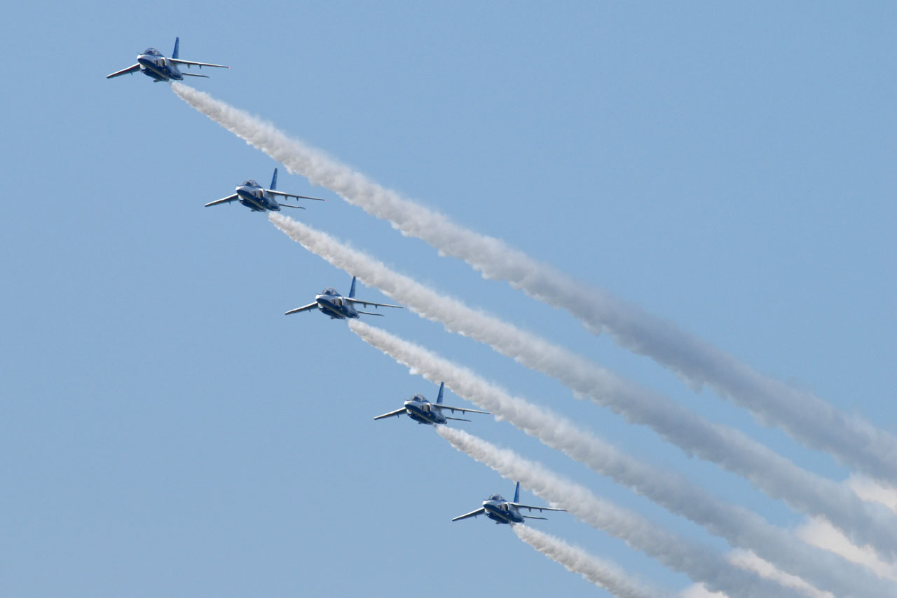 くろねこ三等兵 写真ブログ 三等兵日記 09年 百里基地航空祭 その3 ブルーインパルス 1