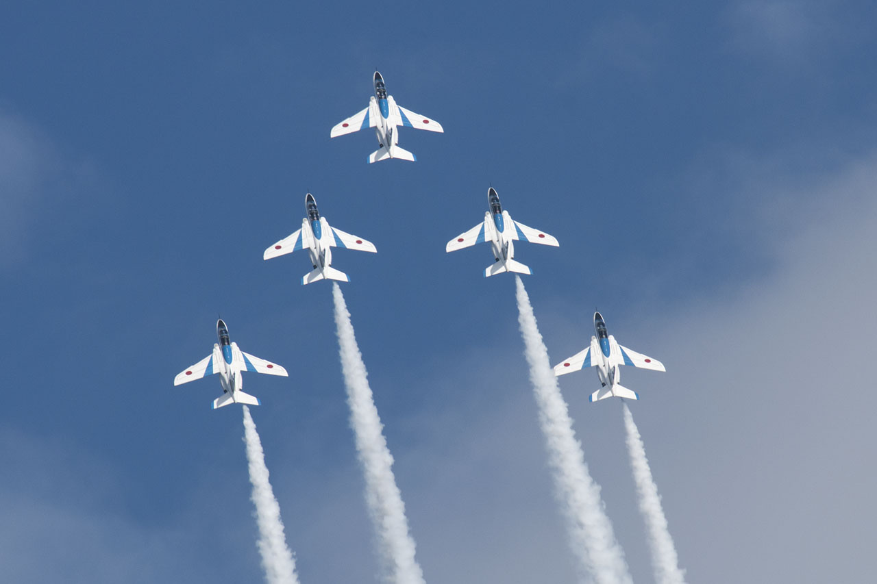 くろねこ三等兵 写真ブログ 三等兵日記 10年入間基地航空祭 その4 ブルーインパルス4